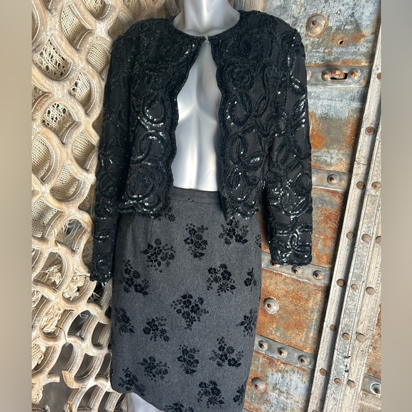 Neimans Wool Midi Skirt - Picture 6 of 7